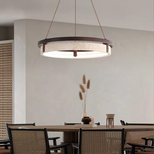 Orbit Travertine Pendant Light Vakkerlight