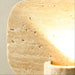 Organic Travertine Cylinder Wall Light Vakkerlight