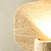 Organic Travertine Cylinder Wall Light Vakkerlight