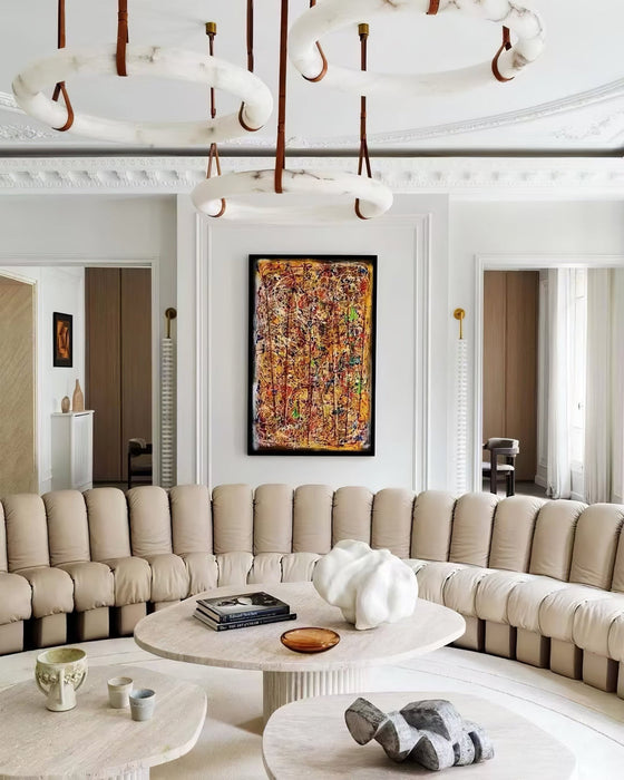 Oslo Alabaster Round Pendant Light A