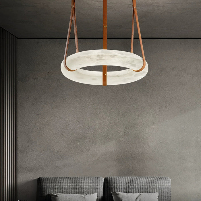 Oslo Alabaster Round Pendant Light A