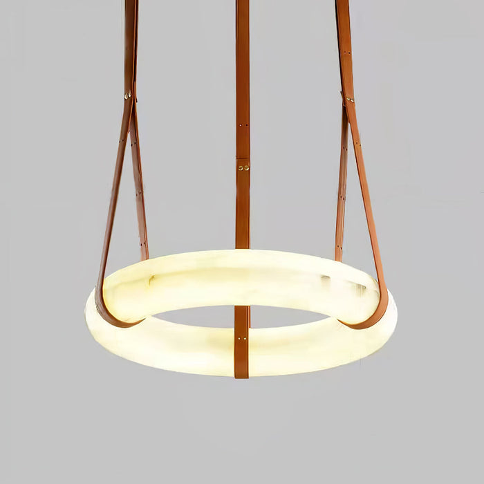 Oslo Alabaster Round Pendant Light A