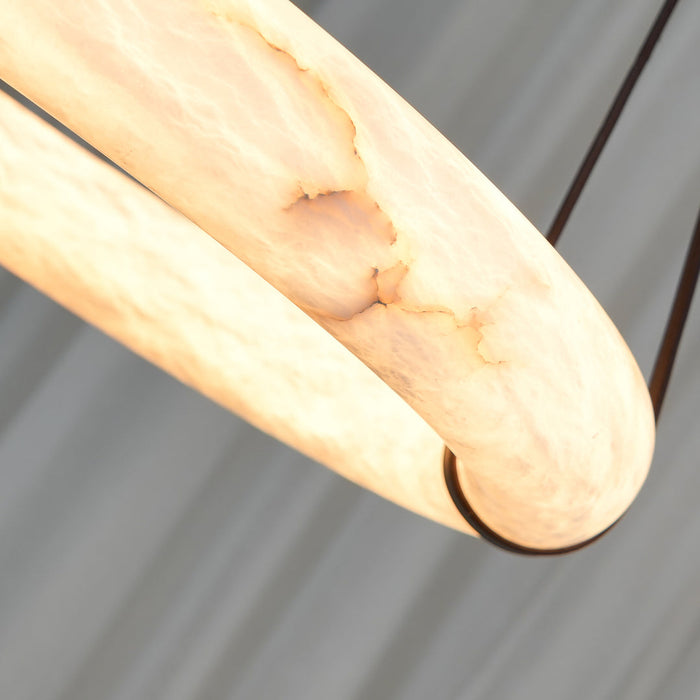 Oslo Alabaster Round Pendant Light A