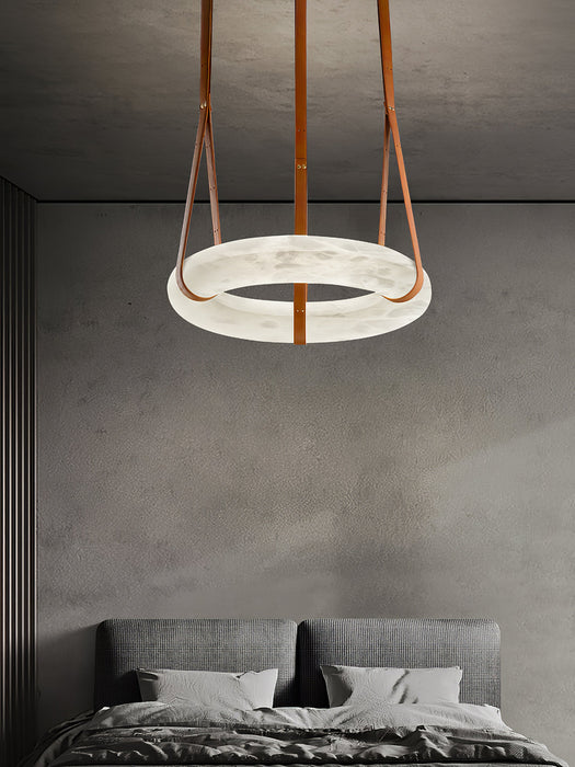 Oslo Alabaster Round Pendant Light A