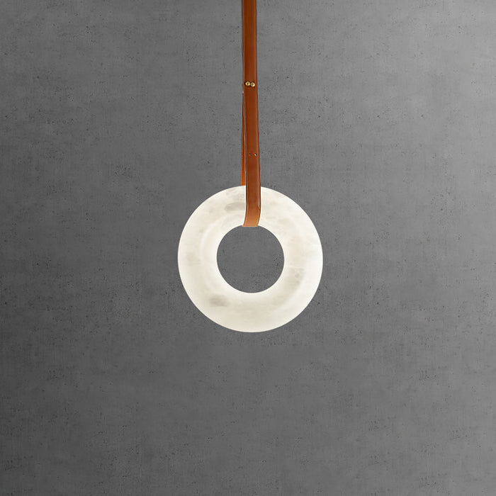 Oslo Alabaster Round Pendant Light A