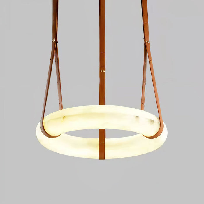 Oslo Alabaster Round Pendant Light A