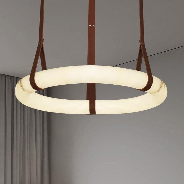 Oslo Alabaster Round Pendant Light A