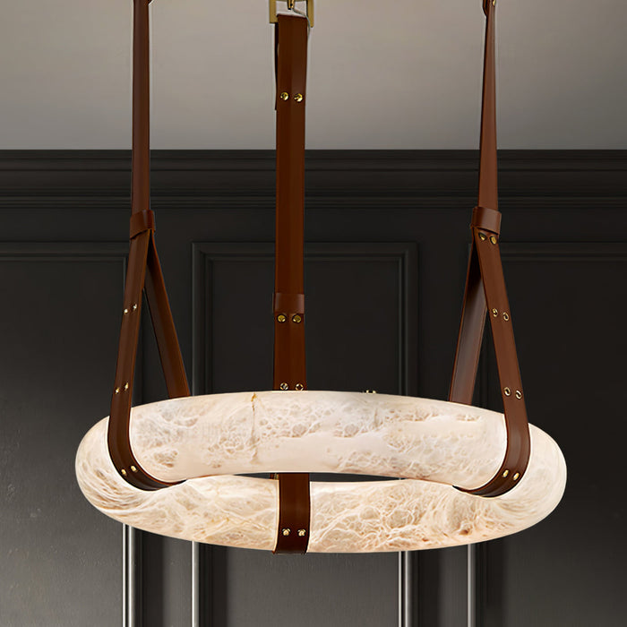 Oslo Alabaster Round Pendant Light A