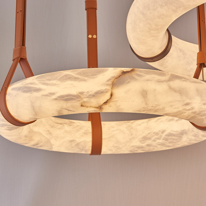 Oslo Alabaster Round Pendant Light A