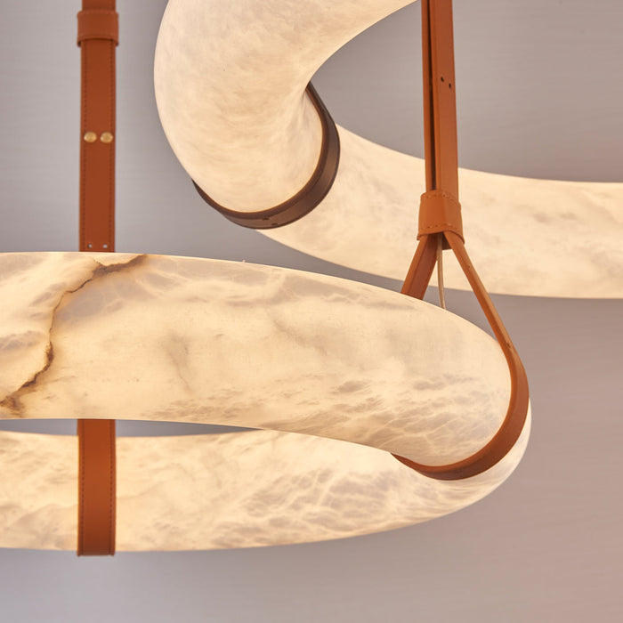 Oslo Alabaster Round Pendant Light A