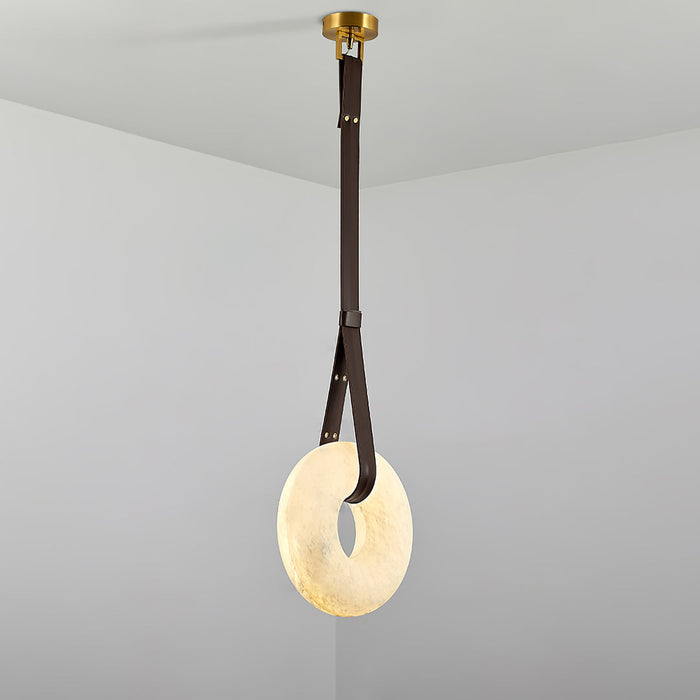 Oslo Alabaster Round Pendant Light A