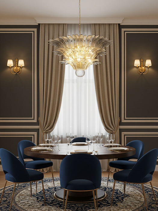 Palm Grove Glass Chandelier Vakkerlight