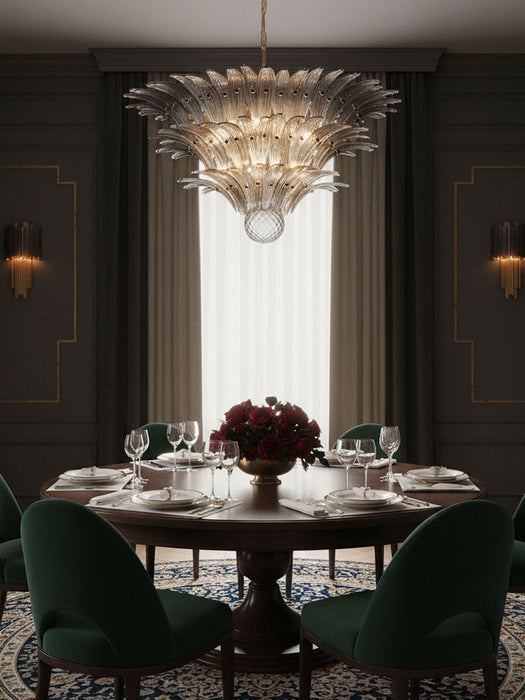 Palm Grove Glass Chandelier Vakkerlight
