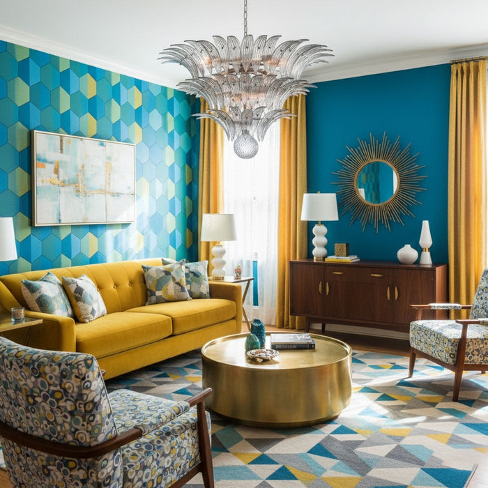 Palm Grove Glass Chandelier Vakkerlight
