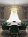 Palm Grove Glass Chandelier Vakkerlight