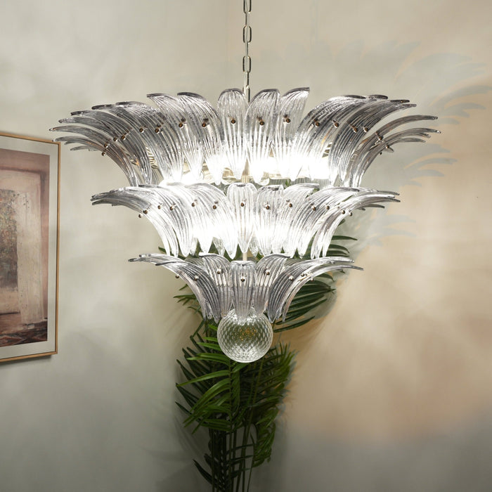 Palm Grove Glass Chandelier Vakkerlight