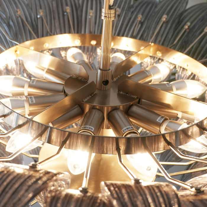 Palm Grove Glass Chandelier Vakkerlight