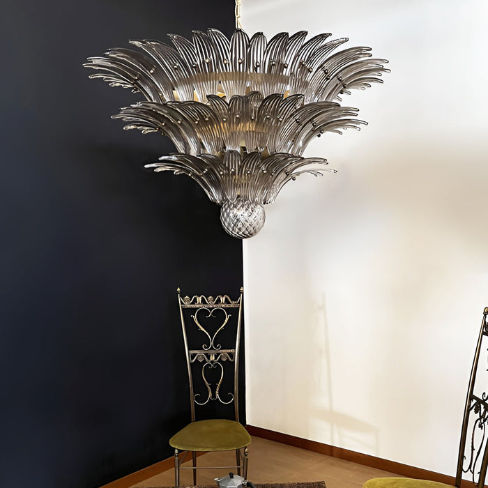 Palm Grove Glass Chandelier Vakkerlight