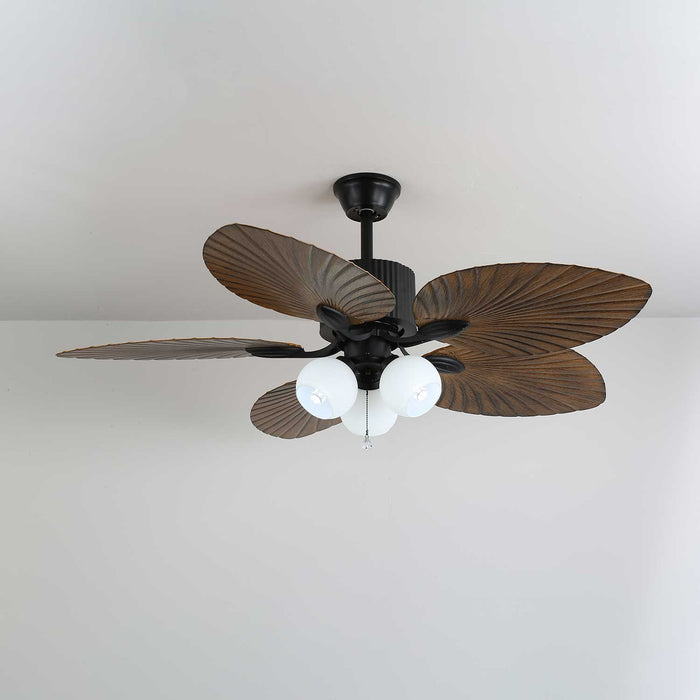 Palm Whisper Tropical Ceiling Fan Light Vakkerlight