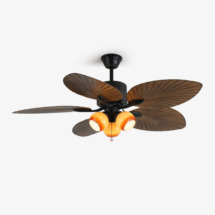 Palm Whisper Tropical Ceiling Fan Light Vakkerlight