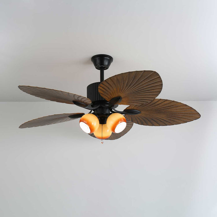 Palm Whisper Tropical Ceiling Fan Light Vakkerlight