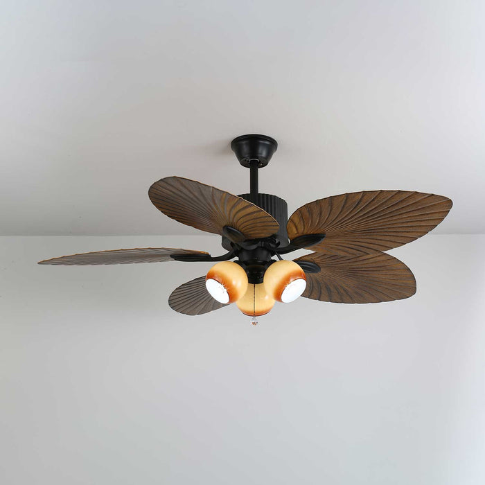 Palm Whisper Tropical Ceiling Fan Light Vakkerlight
