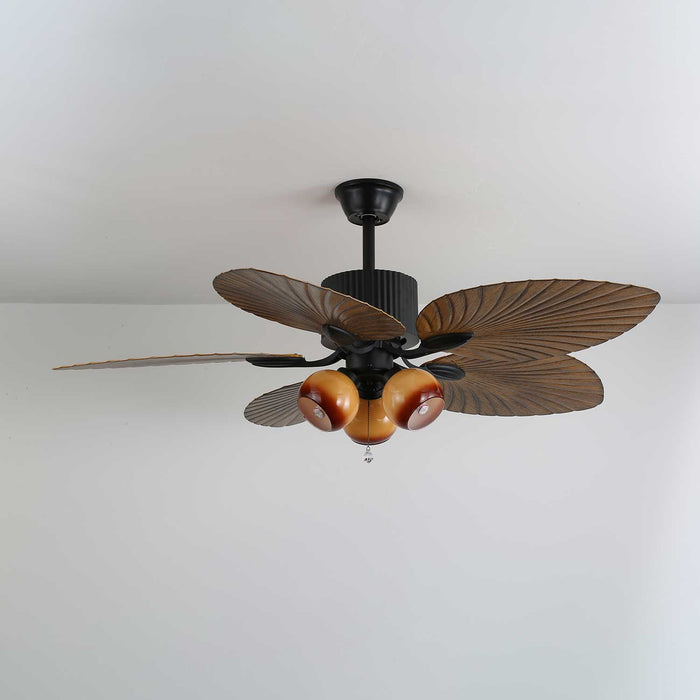 Palm Whisper Tropical Ceiling Fan Light Vakkerlight