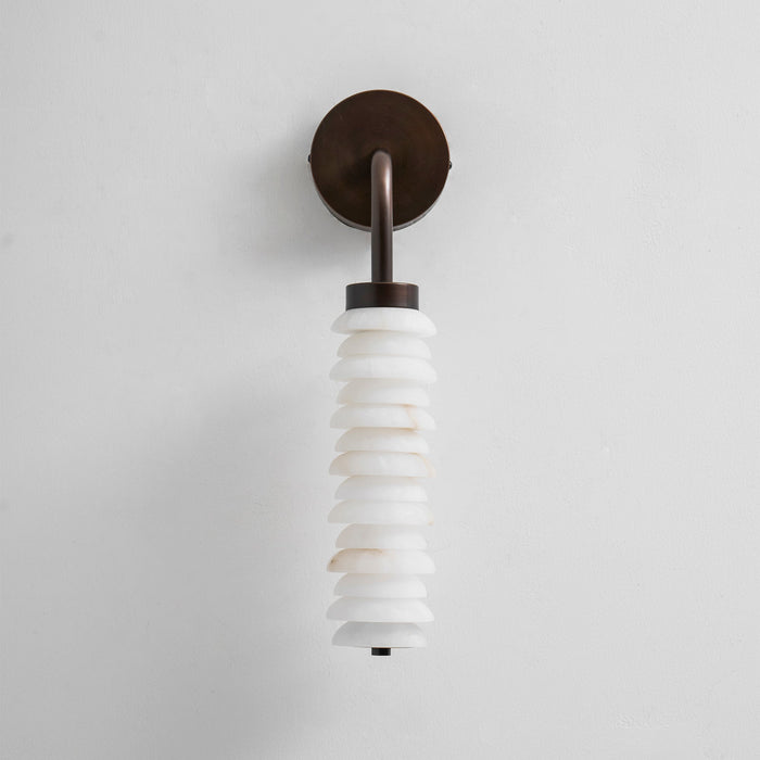 Helix Alabaster Wall Lamp Vakkerlight