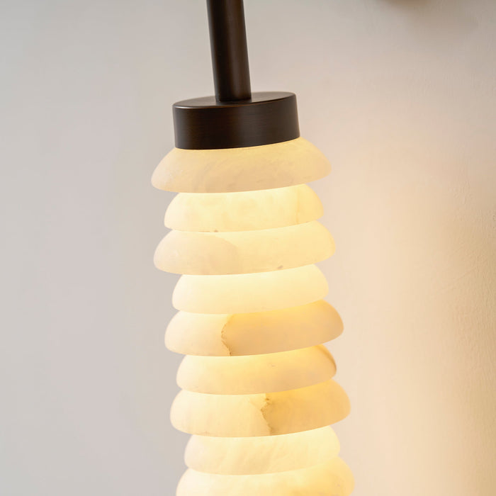 Helix Alabaster Wall Lamp Vakkerlight