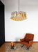 Petal Amber Glass Chandelier Vakkerlight