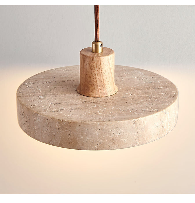 Piedra Travertine Pendant Light Vakkerlight