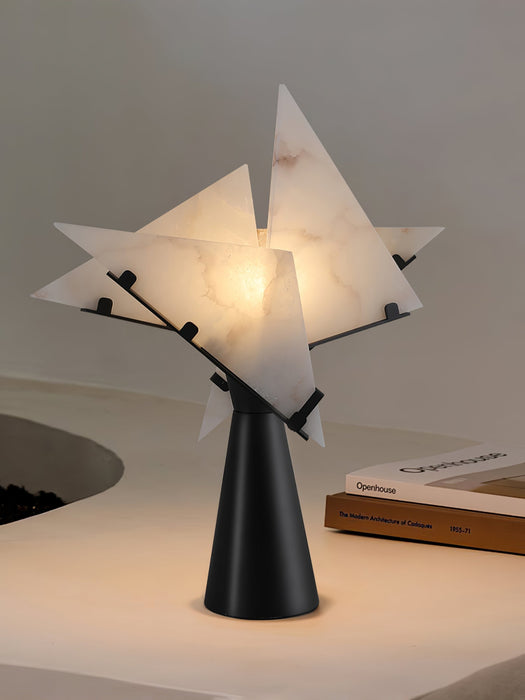 Alabaster Petal Table Lamp Vakkerlight