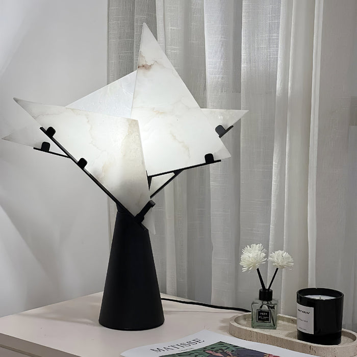 Alabaster Petal Table Lamp Vakkerlight