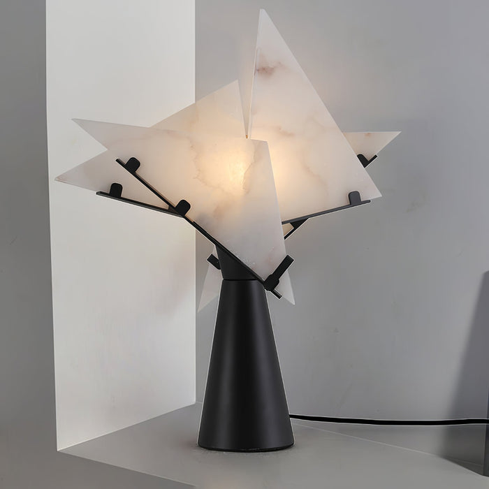 Alabaster Petal Table Lamp Vakkerlight
