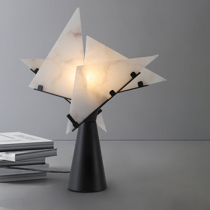 Alabaster Petal Table Lamp Vakkerlight