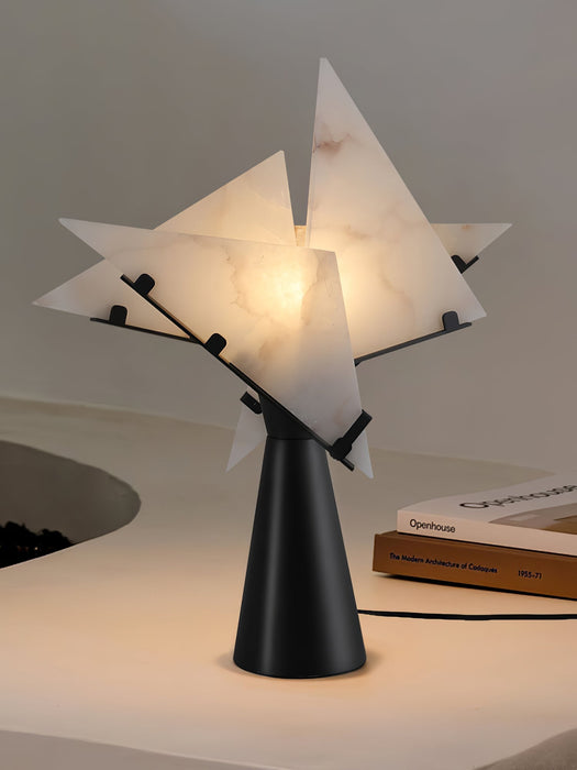 Alabaster Petal Table Lamp Vakkerlight
