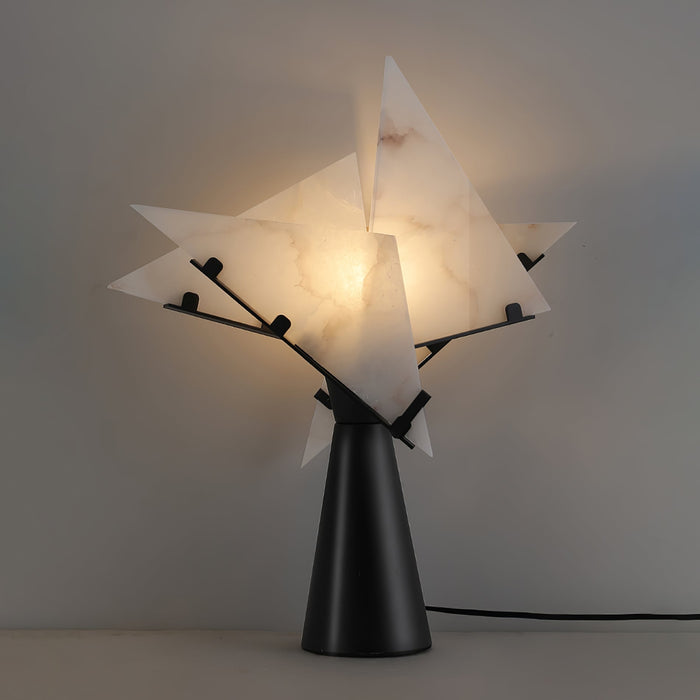 Alabaster Petal Table Lamp Vakkerlight