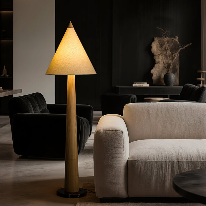 Pinecone Wooden Floor Lamp Vakkerlight