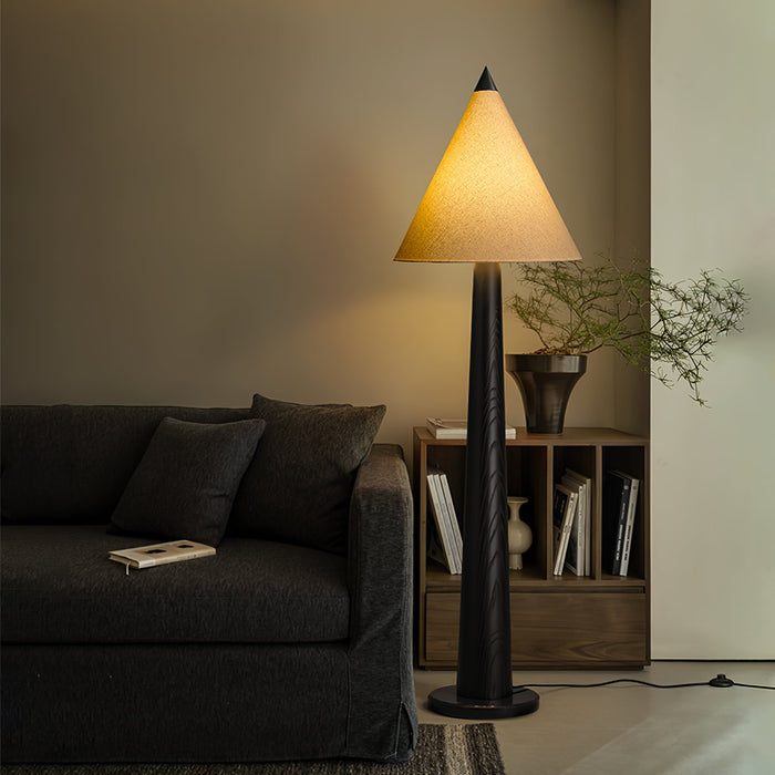 Pinecone Wooden Floor Lamp Vakkerlight