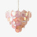 Pink Glass Disc Chandelier Vakkerlight