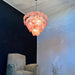 Pink Glass Disc Chandelier Vakkerlight