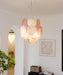Pink Disc Glass Chandelier Vakkerlight