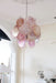 Pink Disc Glass Chandelier Vakkerlight