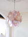 Pink Disc Glass Chandelier Vakkerlight