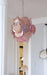 Pink Disc Glass Chandelier Vakkerlight