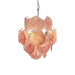 Pink Disc Glass Chandelier Vakkerlight