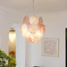 Pink Disc Glass Chandelier Vakkerlight