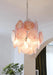 Pink Disc Glass Chandelier Vakkerlight