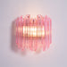 Pink Palermo Glass Wall Lamp Vakkerlight