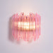 Pink Palermo Glass Wall Lamp Vakkerlight